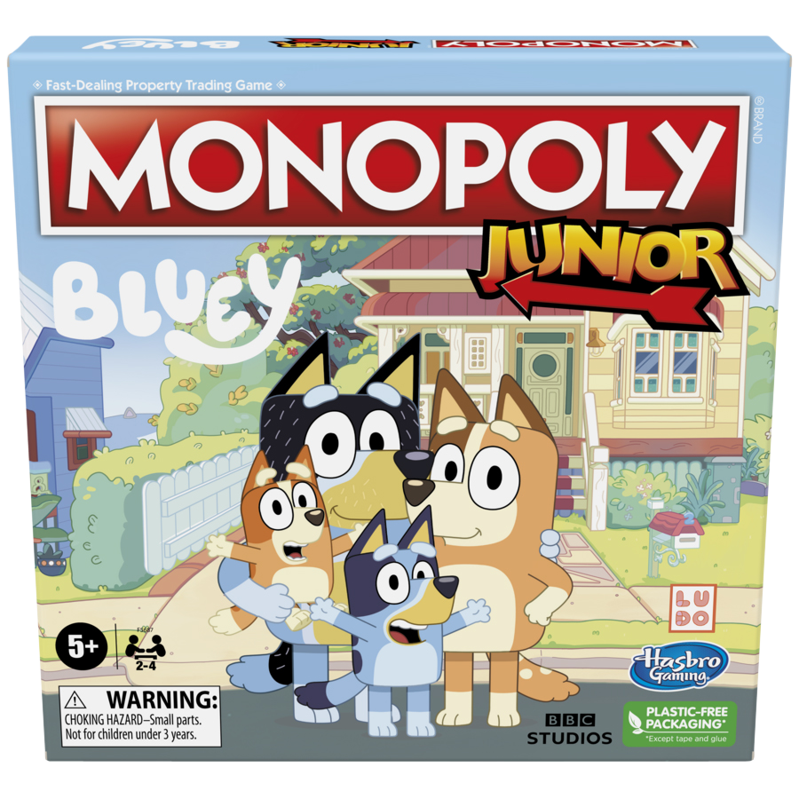 Monopoly Junior Bluey Edition - Toyworld NZ