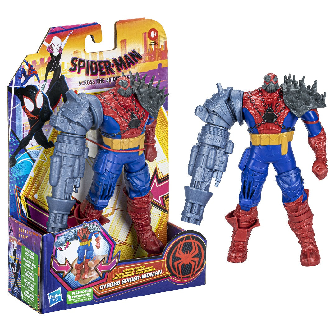 Marvel Spider-Man Across The Spider-Verse Deluxe Figure Spinning