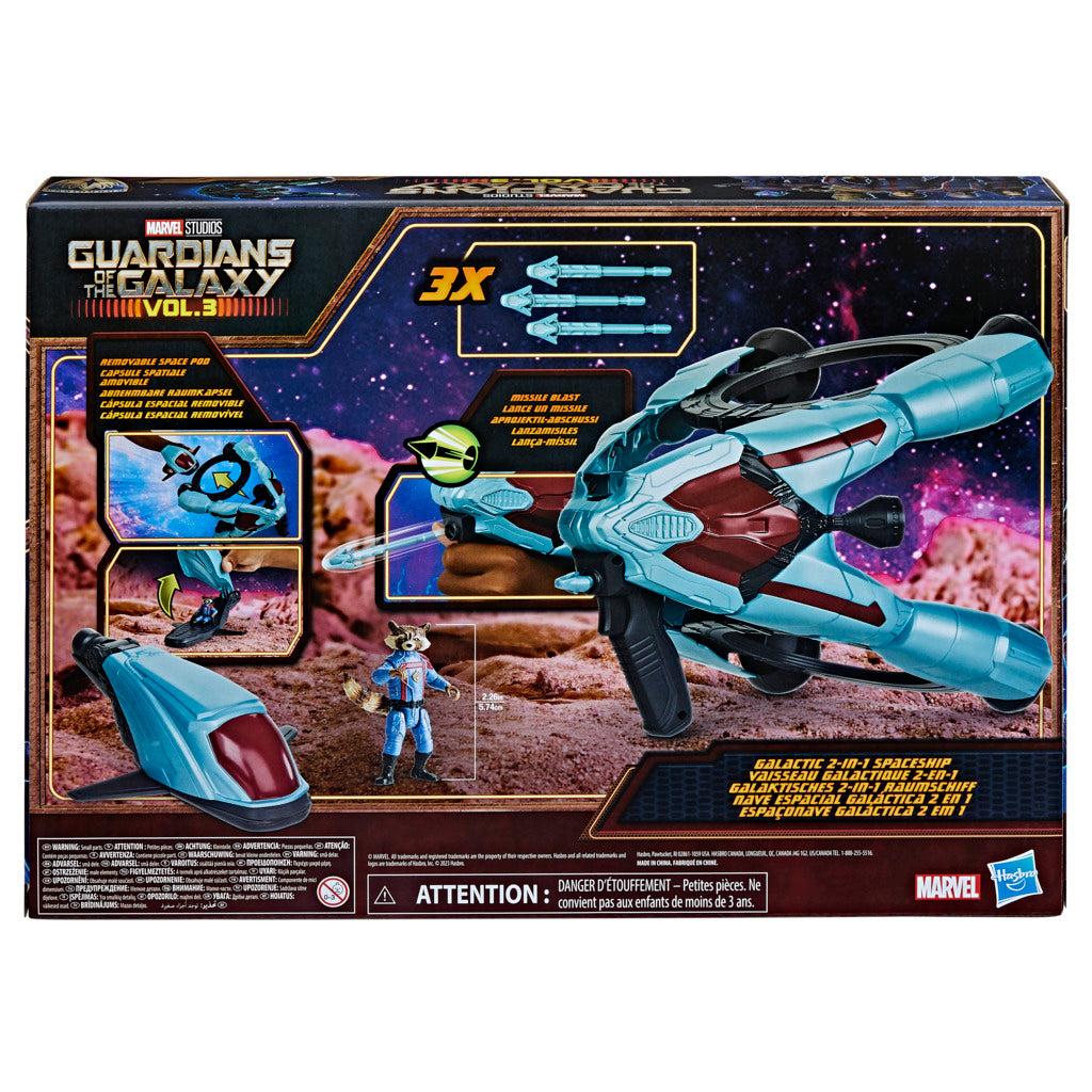 Marvel Guardians Of The Galaxy Vol.3 Galactic 2-In-1 Spaceship