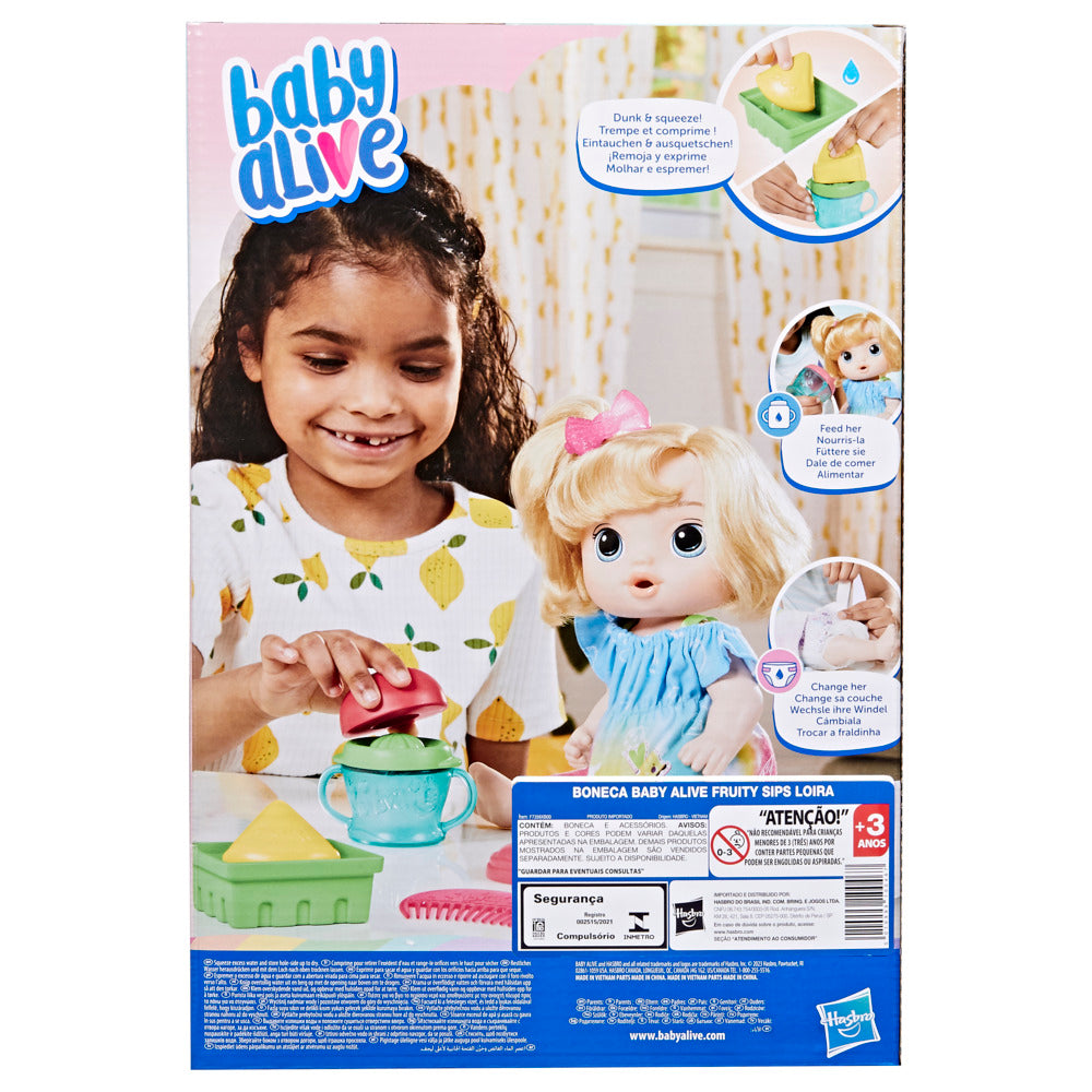 Baby Alive Fruity Sips Apple Blonde