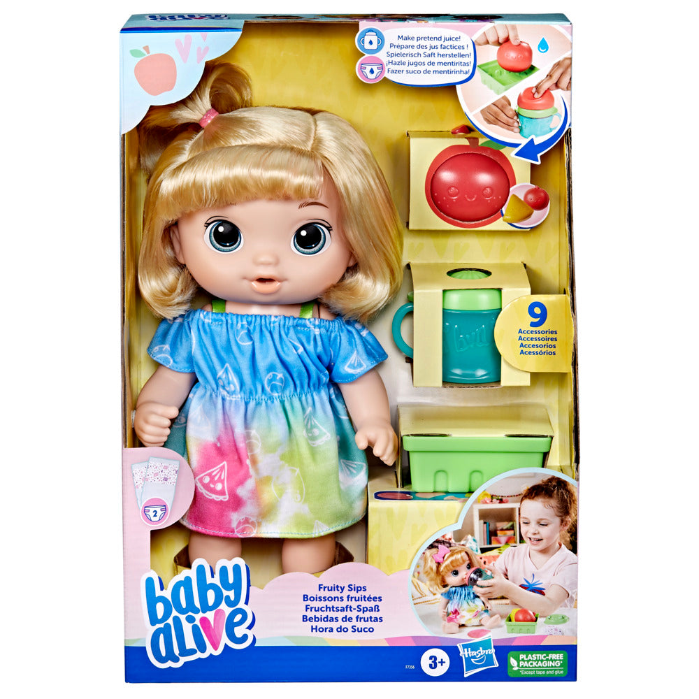 Baby Alive Fruity Sips Apple Blonde