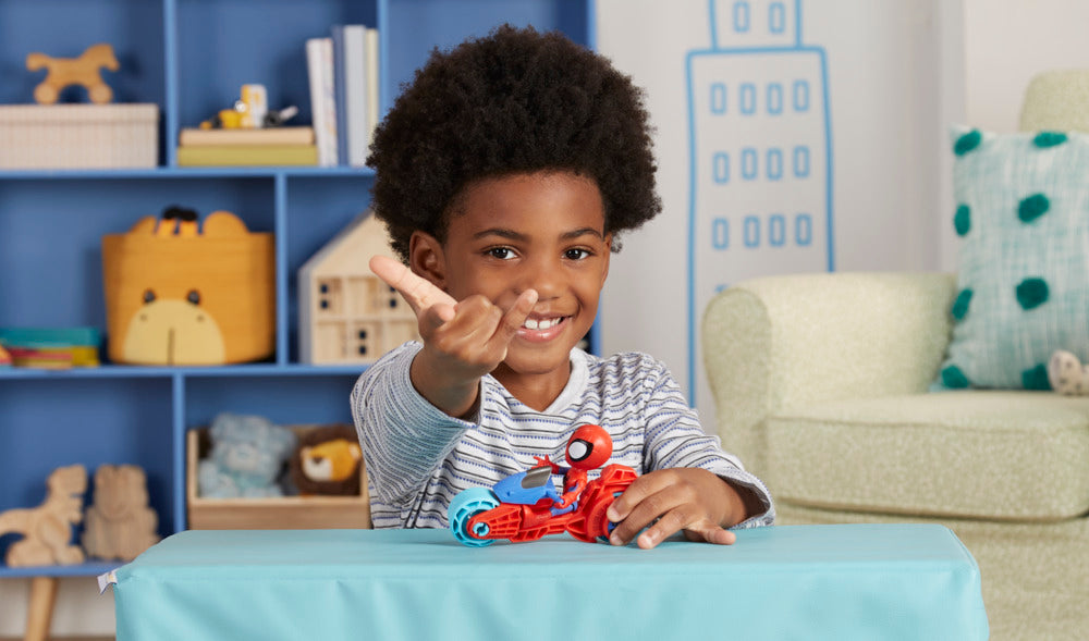 Marvel Spidey and His Amazing Friends Spidey Motorcycle and Figure