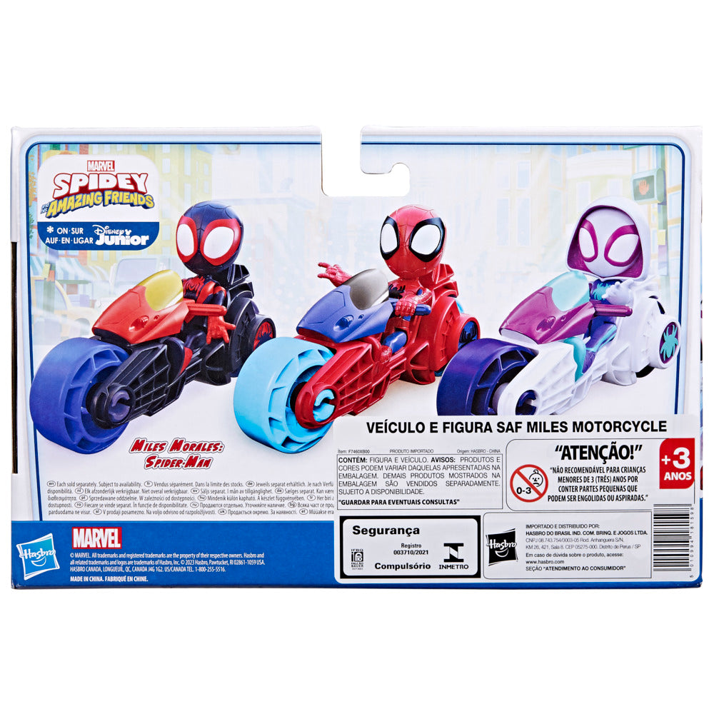 Marvel Spidey and His Amazing Friends Miles Morales: Spider-Man Motorcycle