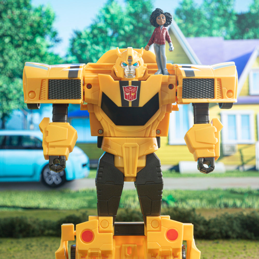 Transformers Earthspark Spin Changer Bumblebee & Mo Malto
