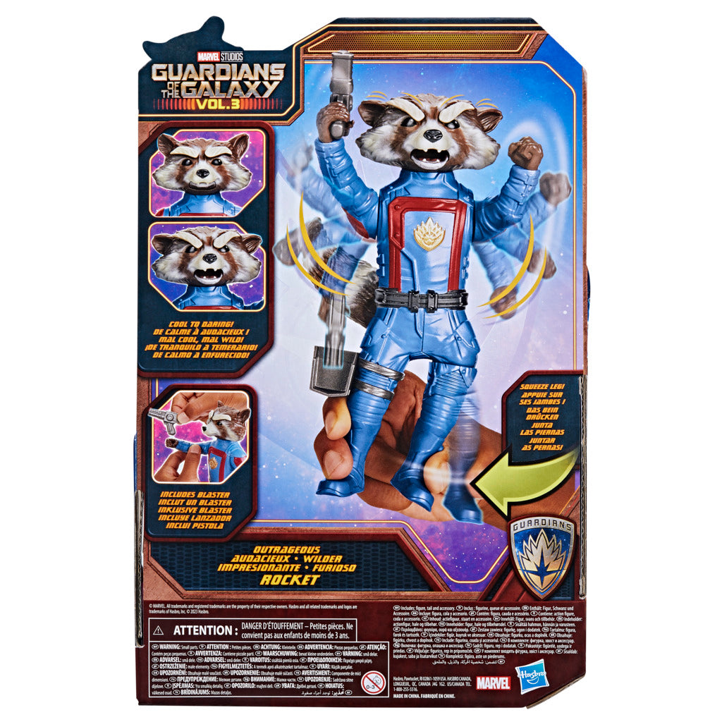 Marvel Guardians Of The Galaxy Vol.3 Outrageous Rocket Figure