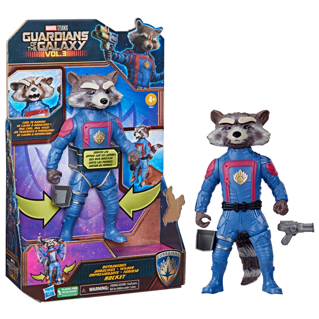 Marvel Guardians Of The Galaxy Vol.3 Outrageous Rocket Figure
