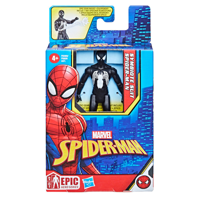 Marvel Spider-Man 4 Inch (10cm) Epic Heroes Series Figure Symbiote Suit