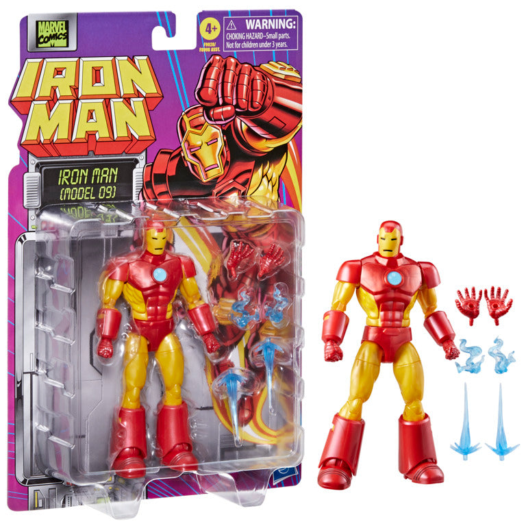 Marvel Legends Retro Iron Man Model 9