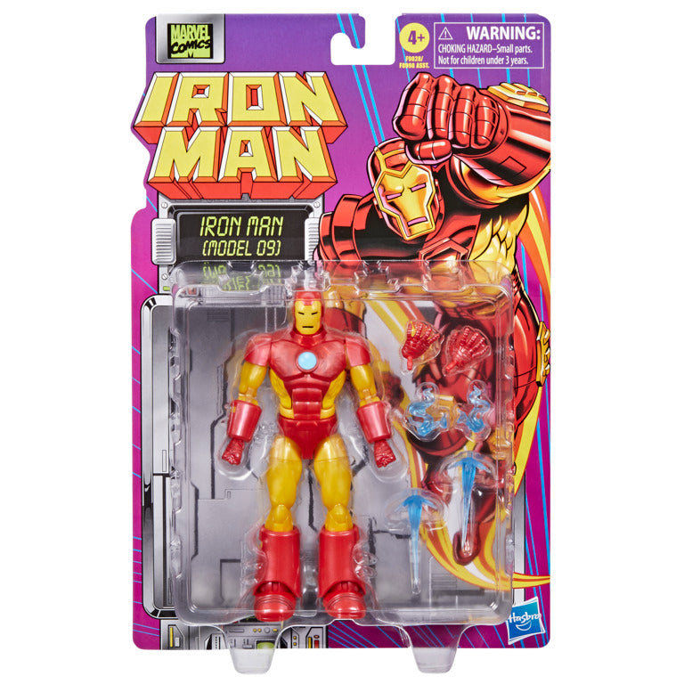 Marvel Legends Retro Iron Man Model – Toyworld NZ