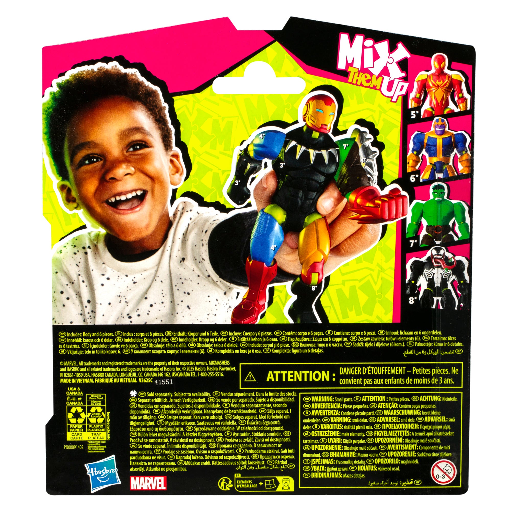 Marvel Avengers Mixmashers Iron Man Basic Figure