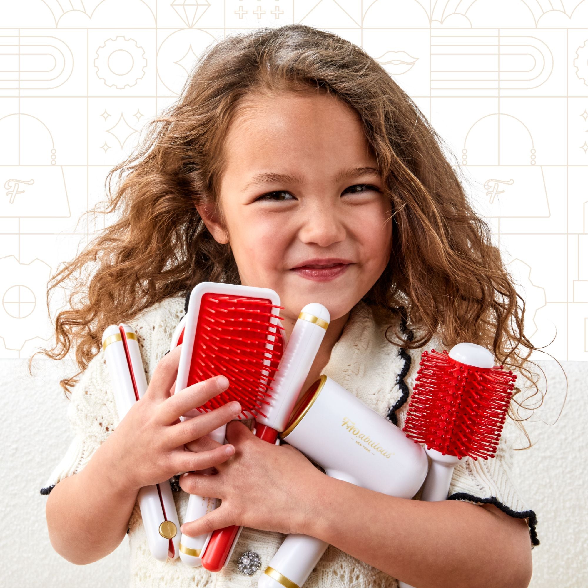 F.A.O. Schwarz Pampered Play Hair Pro 8 Piece Set