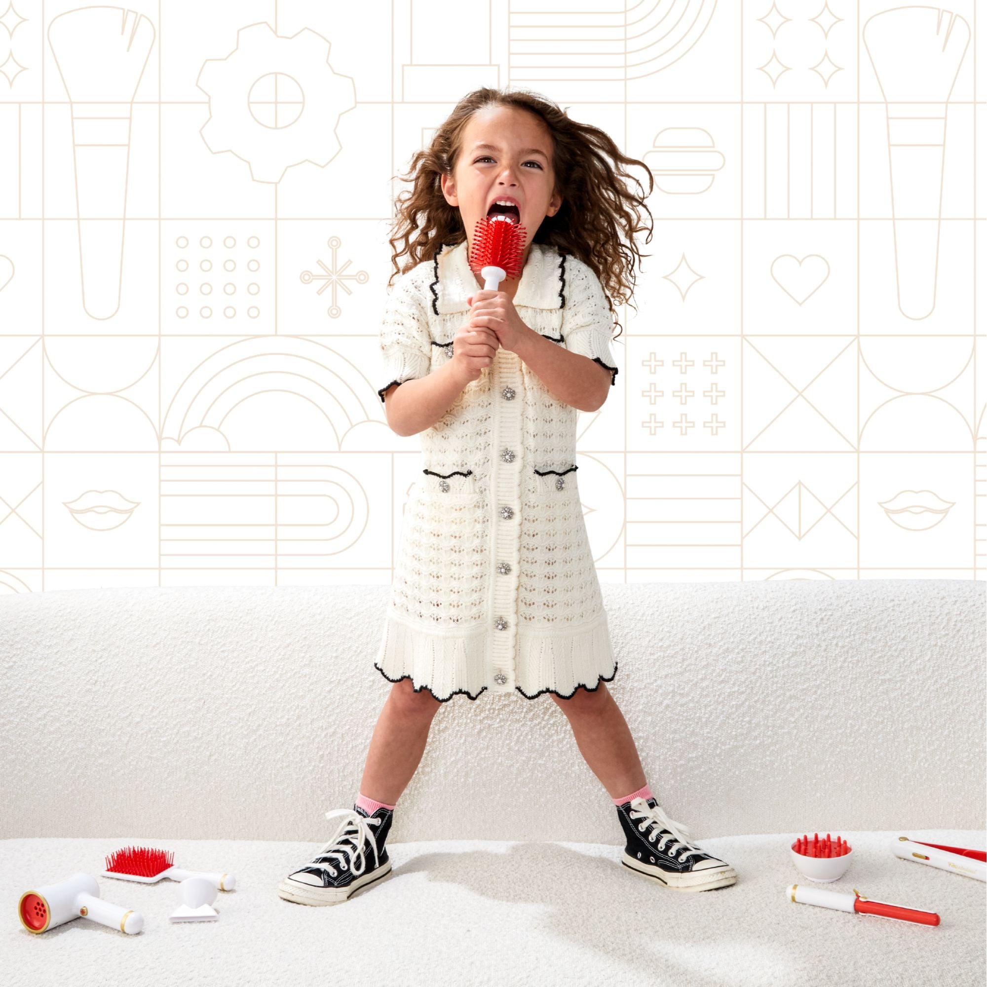 F.A.O. Schwarz Pampered Play Hair Pro 8 Piece Set