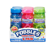 FUBBLES 118ML BUBBLE PARTY 6 PACK