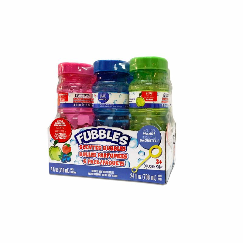 FUBBLES 118ML SCENTED BUBBLES 6 PACK