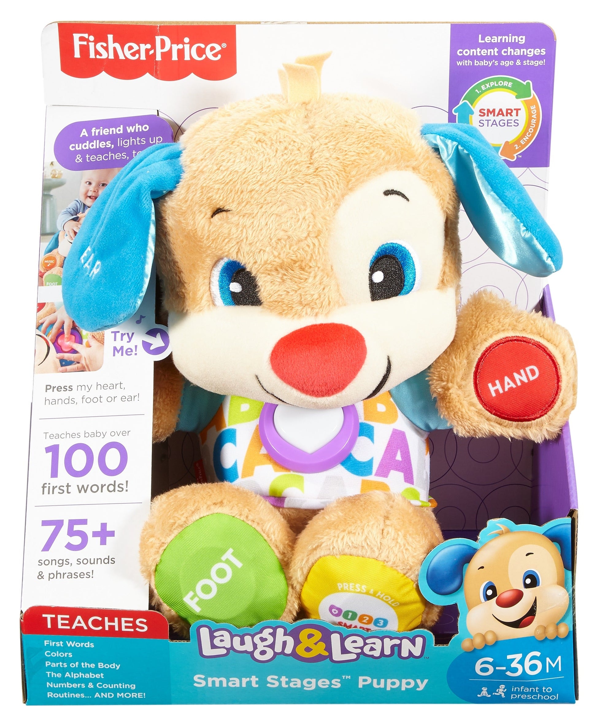 Fisher-Price Laugh Learn Smart Stages Puppy V1 – Toyworld NZ