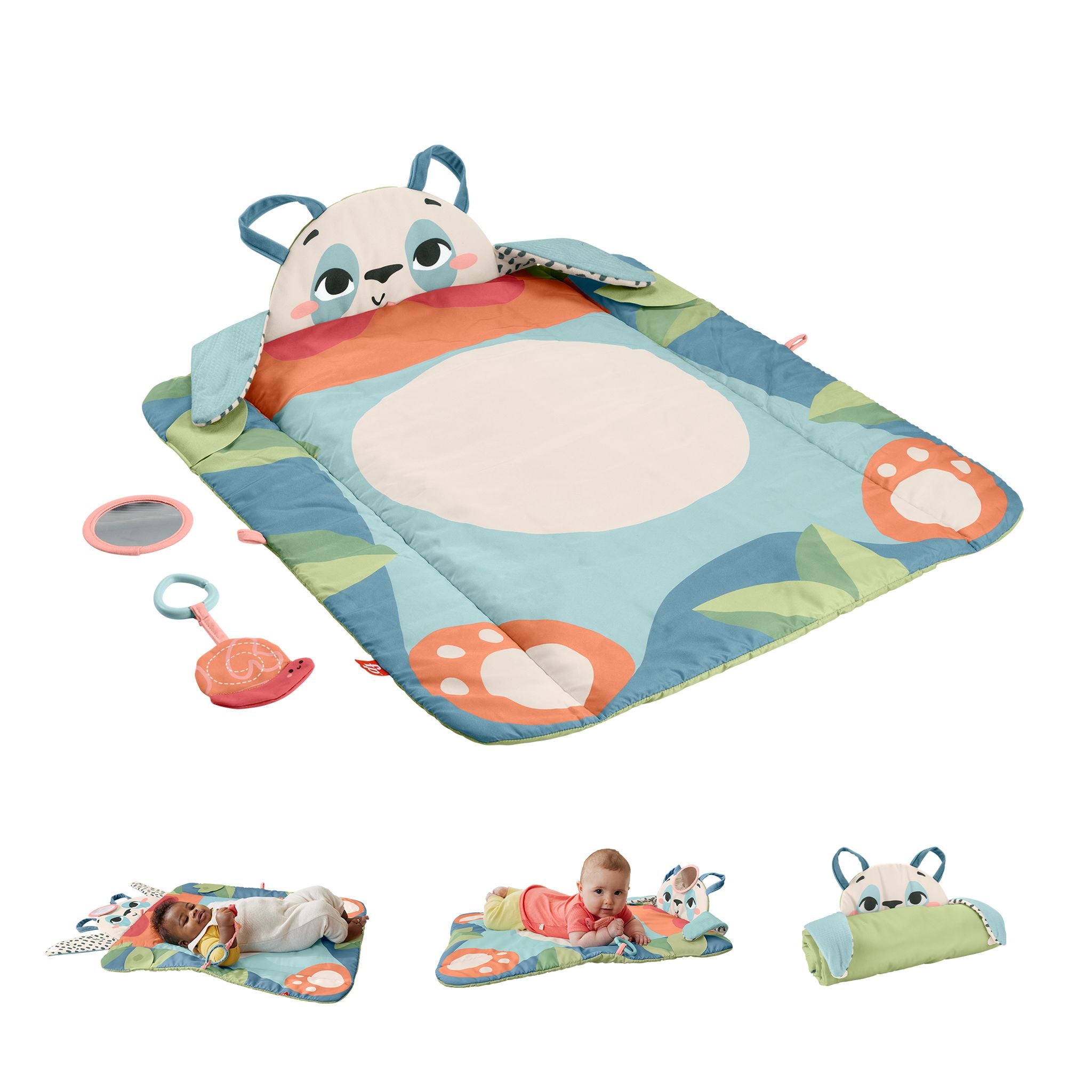 Fisher-Price 3-In-1 Roly-Poly Panda Play Mat