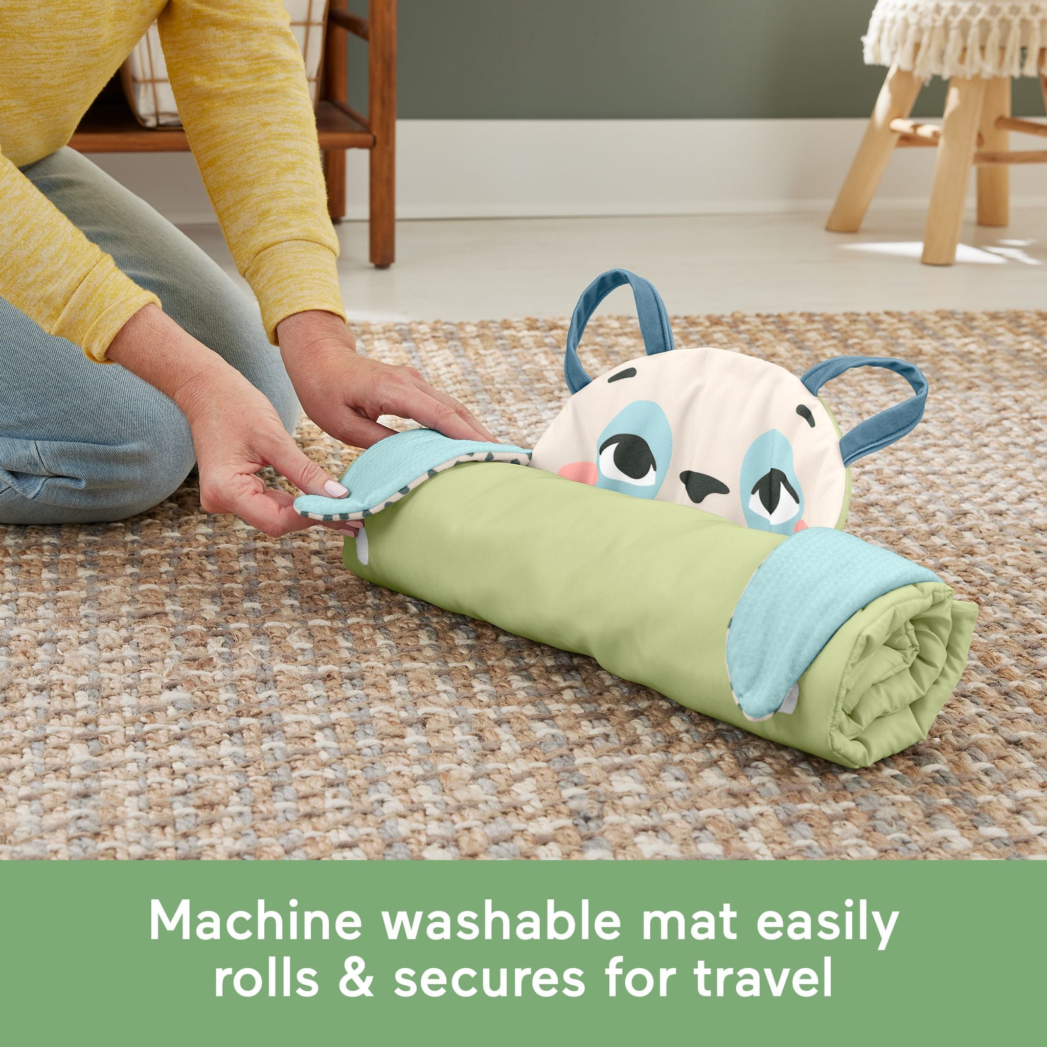 Fisher-Price 3-In-1 Roly-Poly Panda Play Mat