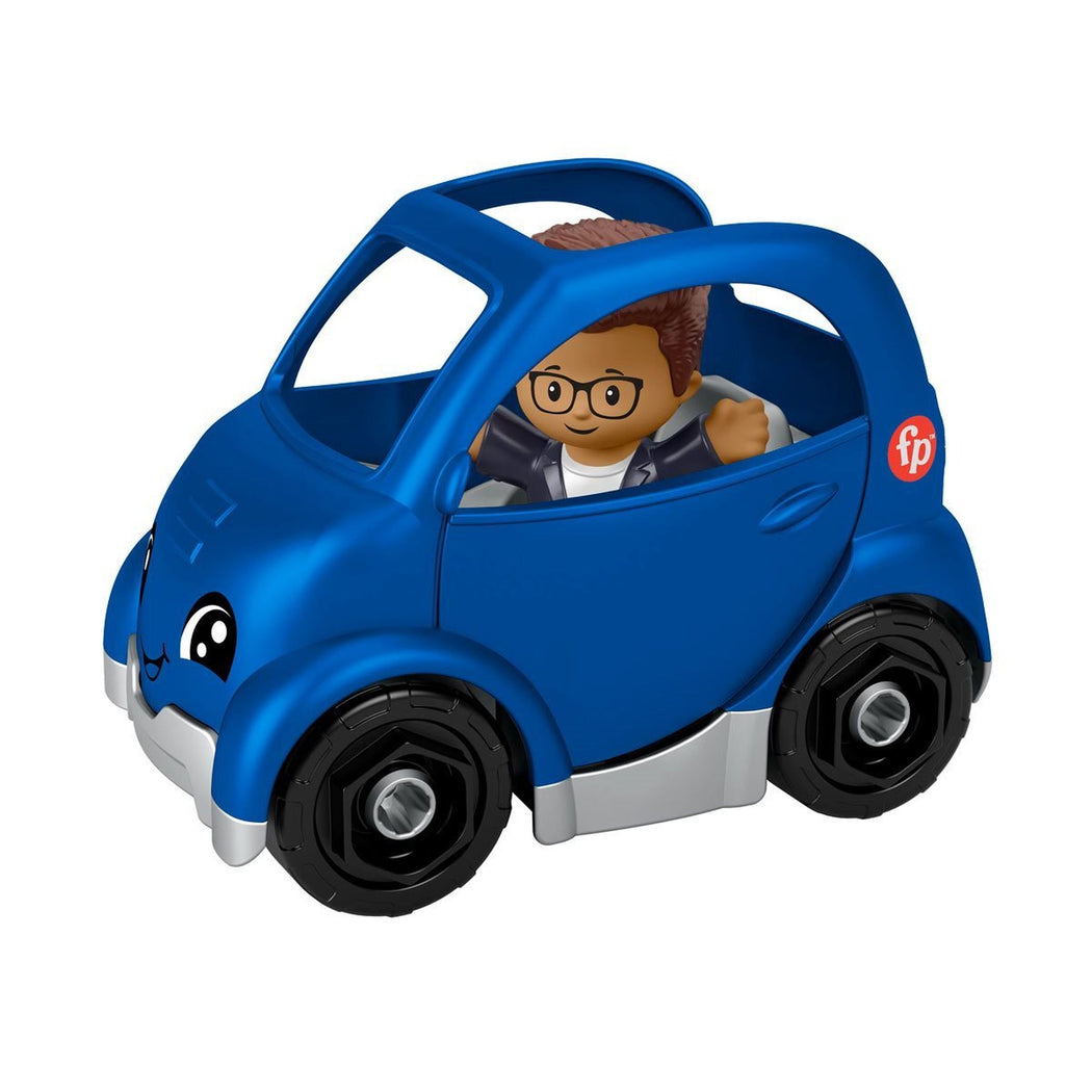 Fisher-Price Little People Transports Blue Car - 3