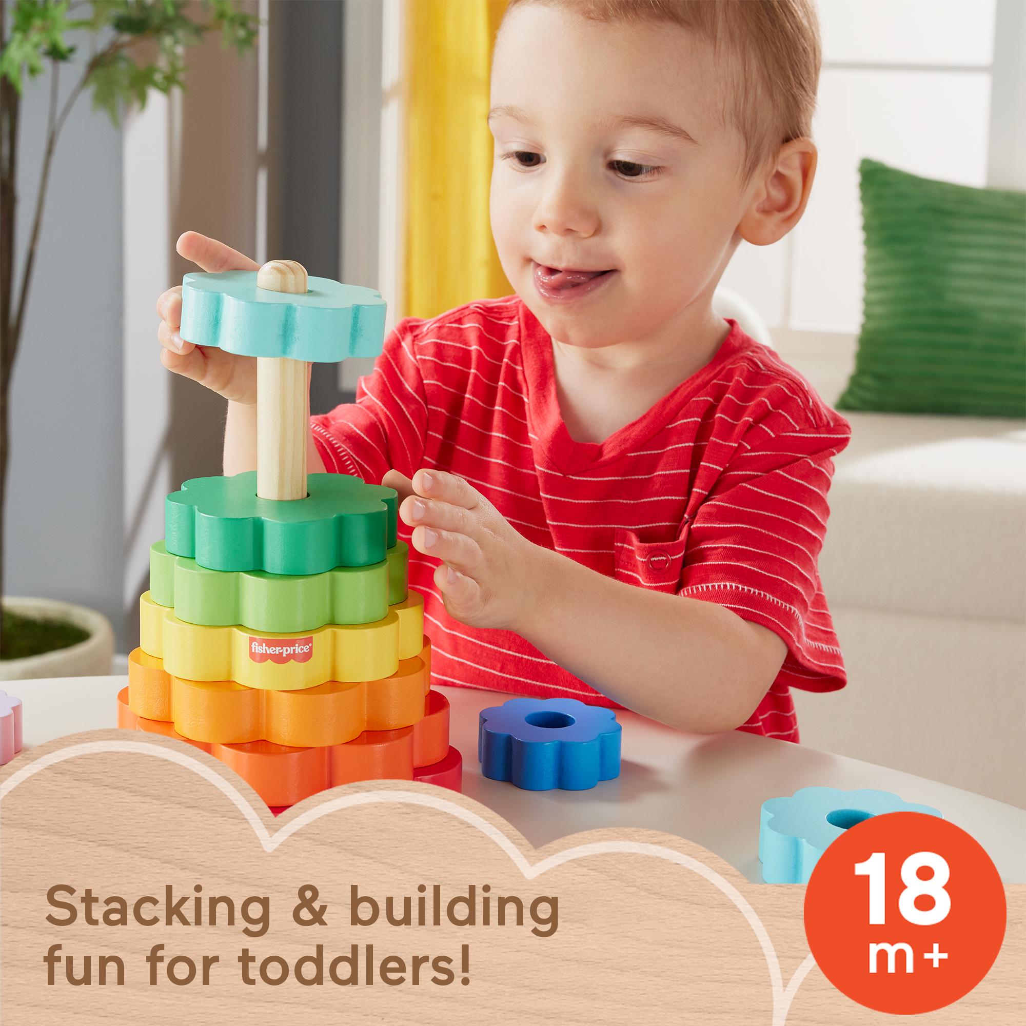 Fisher-Price Wooden Ring Stacker