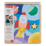 Fisher-Price Wooden Space Blocks Puzzle