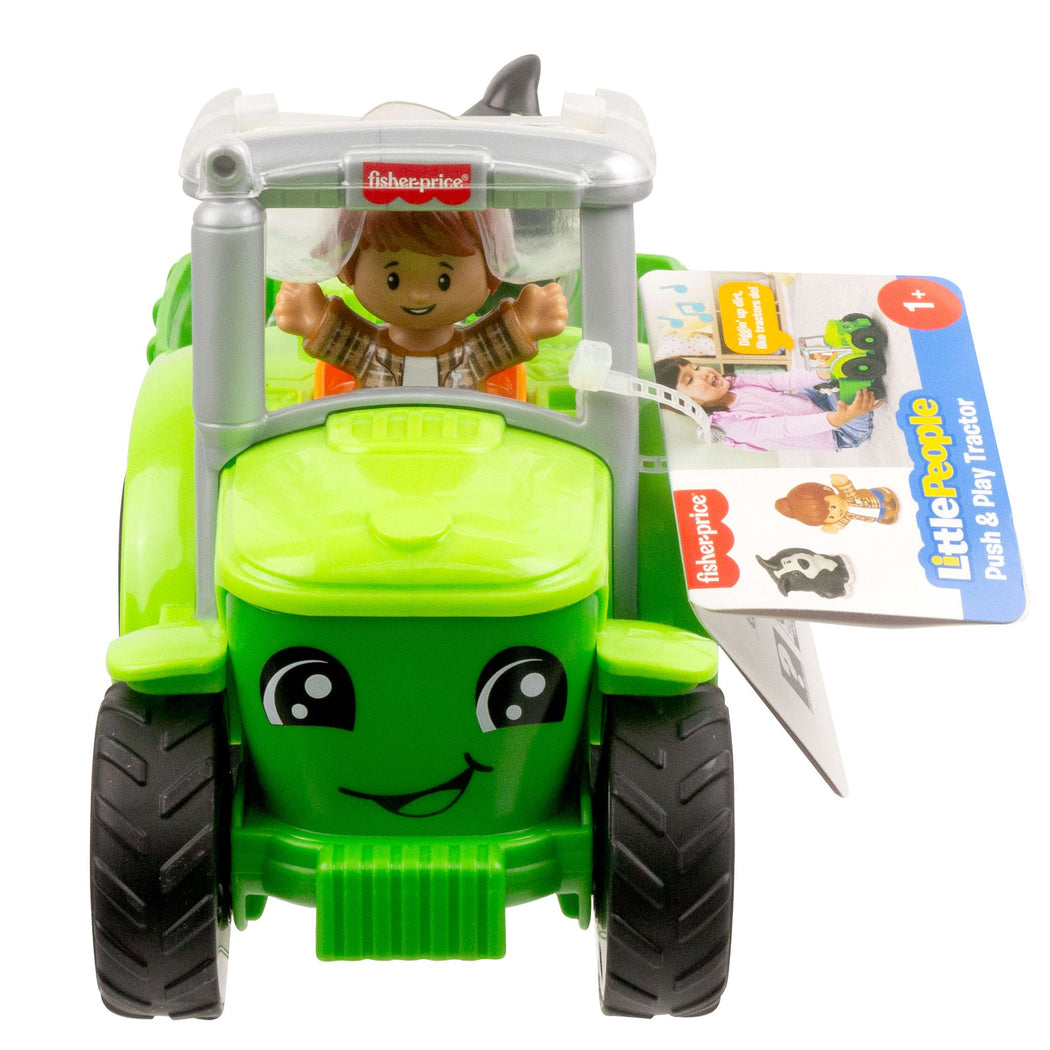 Fisher-Price Little People Push & Play Tractor - 1