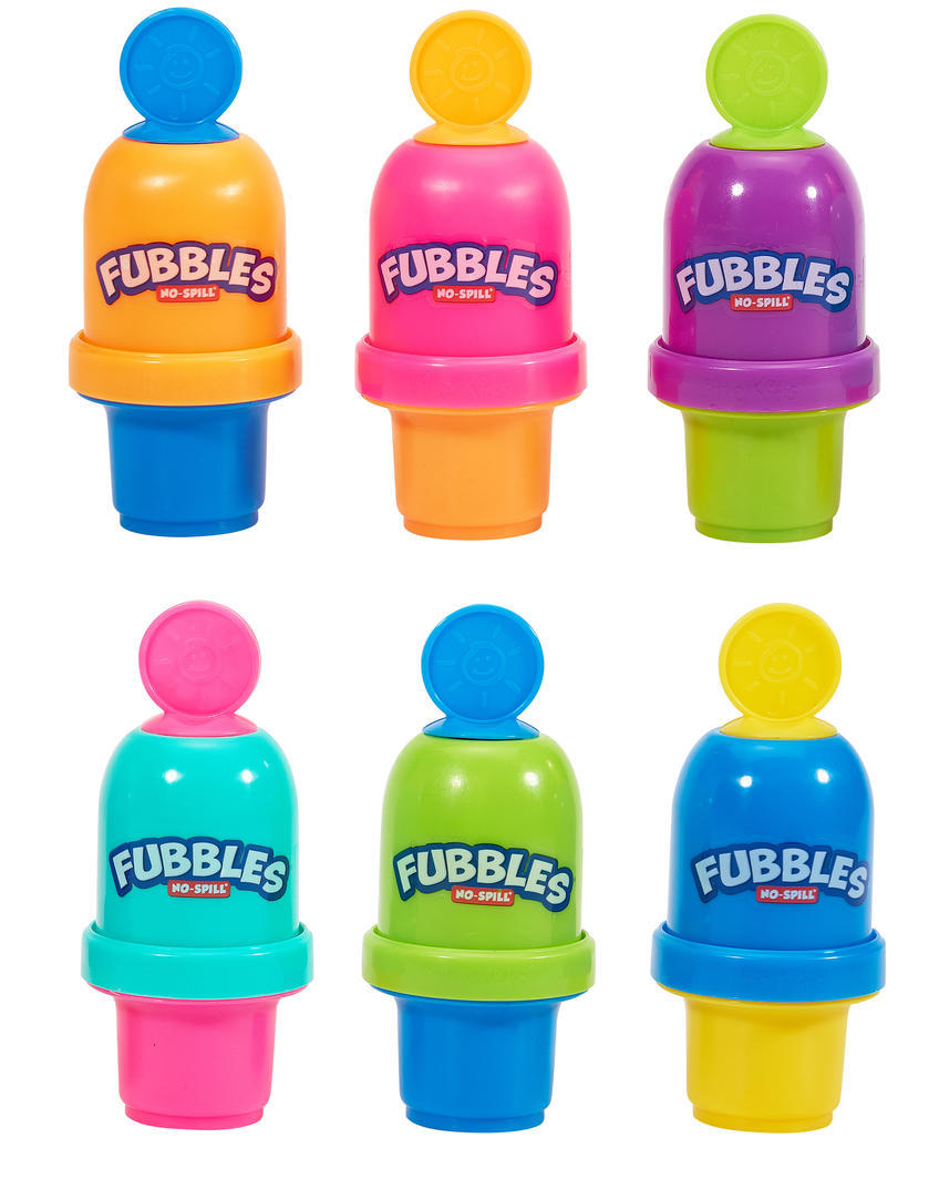 FUBBLES NOSPILL BUBBLE TUMBLER MINI ASSORTED STYLES