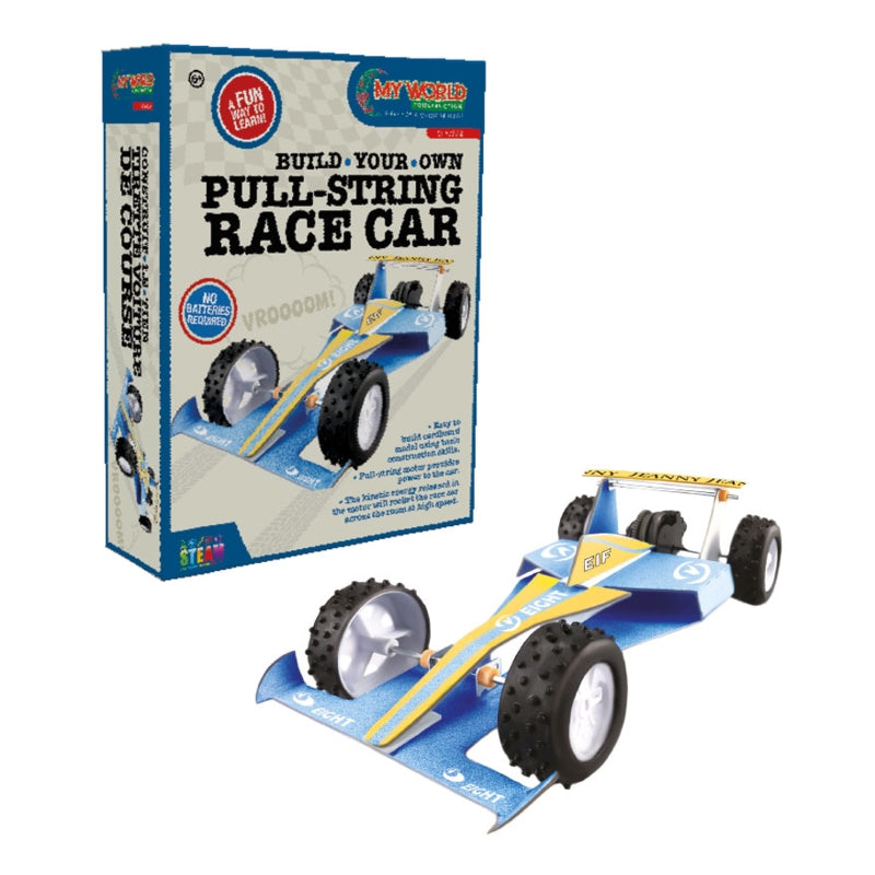 Funtime My World Construction Build Your Own Pullstring Race Car