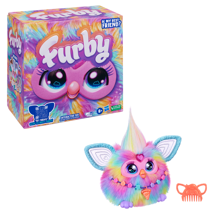 Furby Interactive Plush Tie Dye