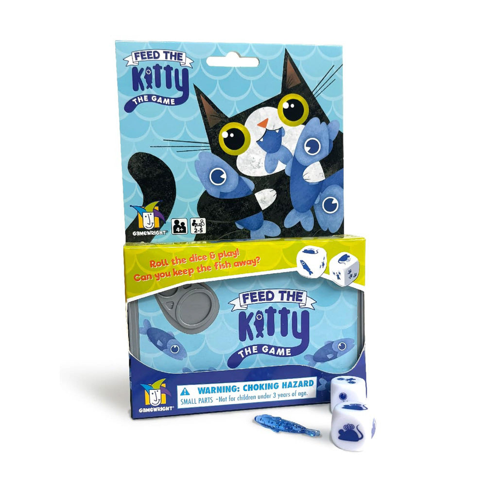 Feed the Kitty The Game, in tin packaging