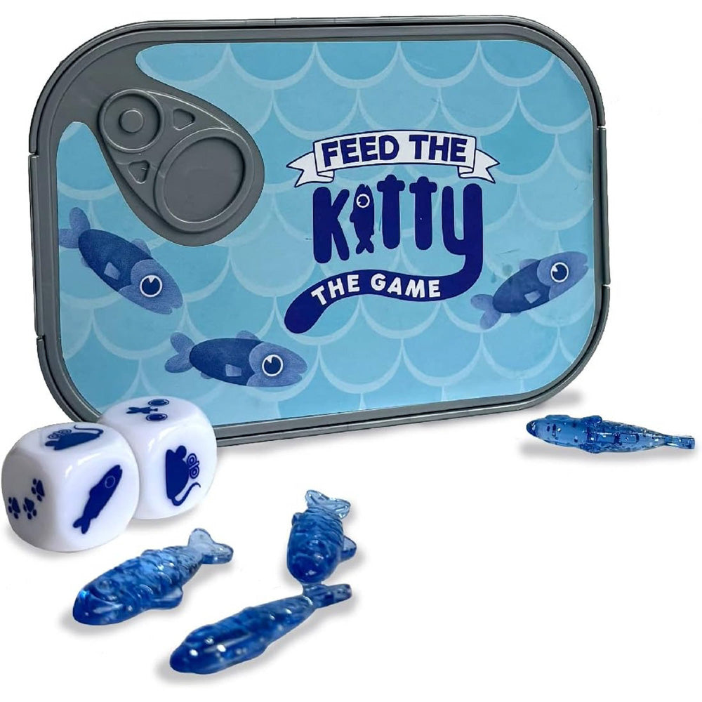 Feed the Kitty The Game, in tin packaging