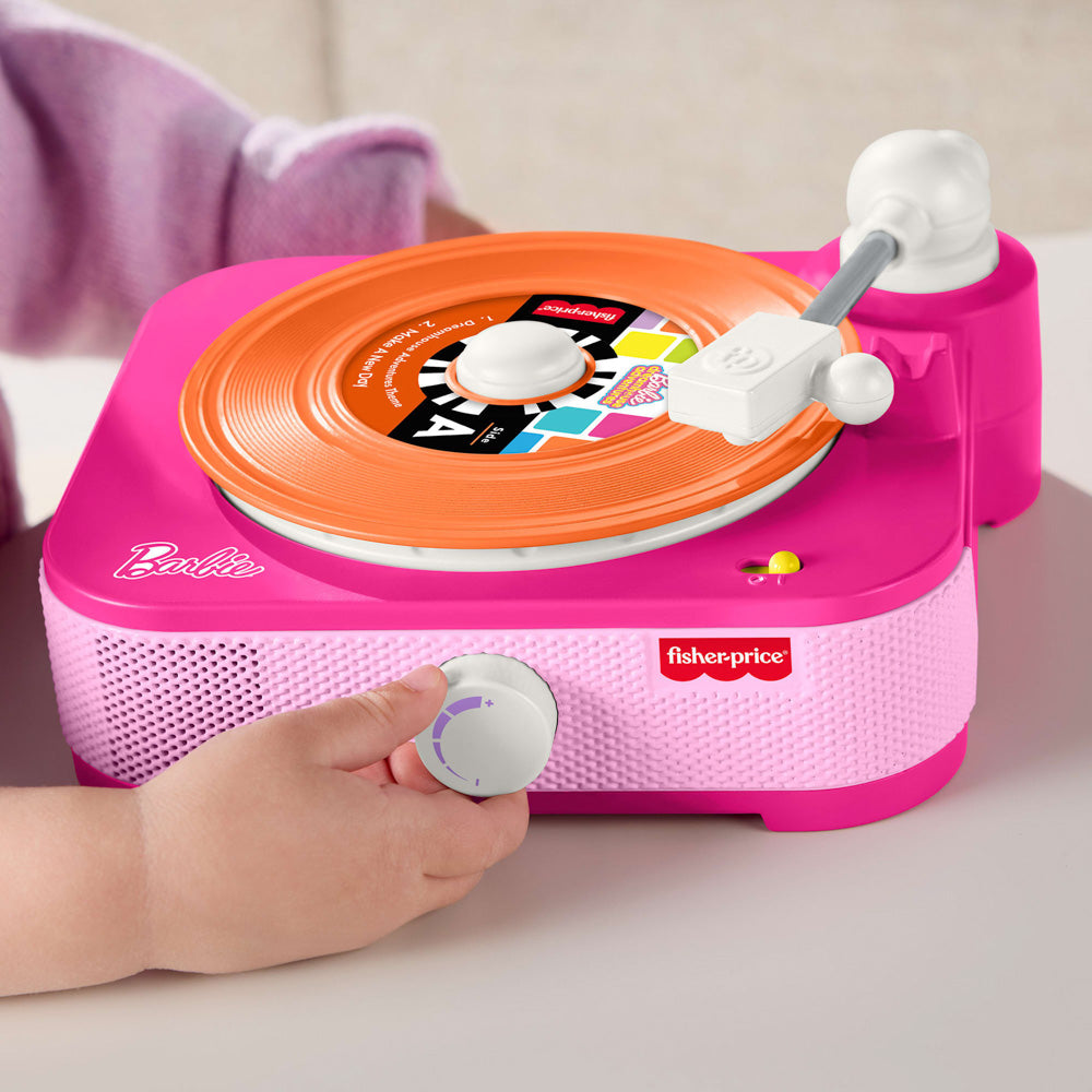 Fisher-Price Barbie Record Player - Dance Hits, with vinyls.