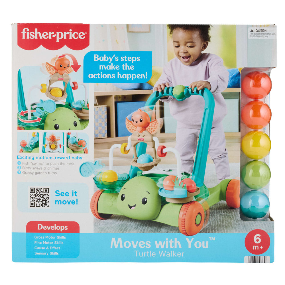 Fisher-Price Turtle Walker for Baby, in packaging.