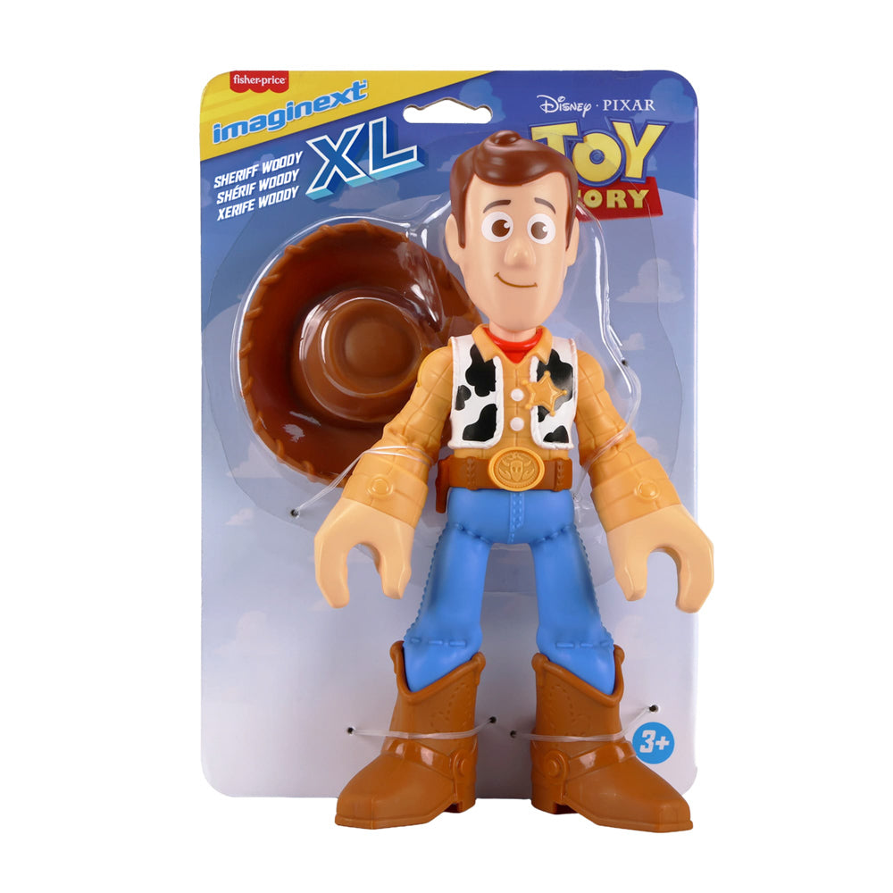 Fisher-Price Imaginext Toy Story XL 9 Inch Sheriff Woody Action Figure, in packaging