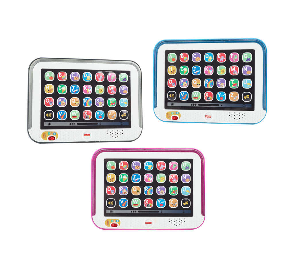 Grey, blue and pink Fisher-Price Laugh & Learn Smart Stages Learning Tablets