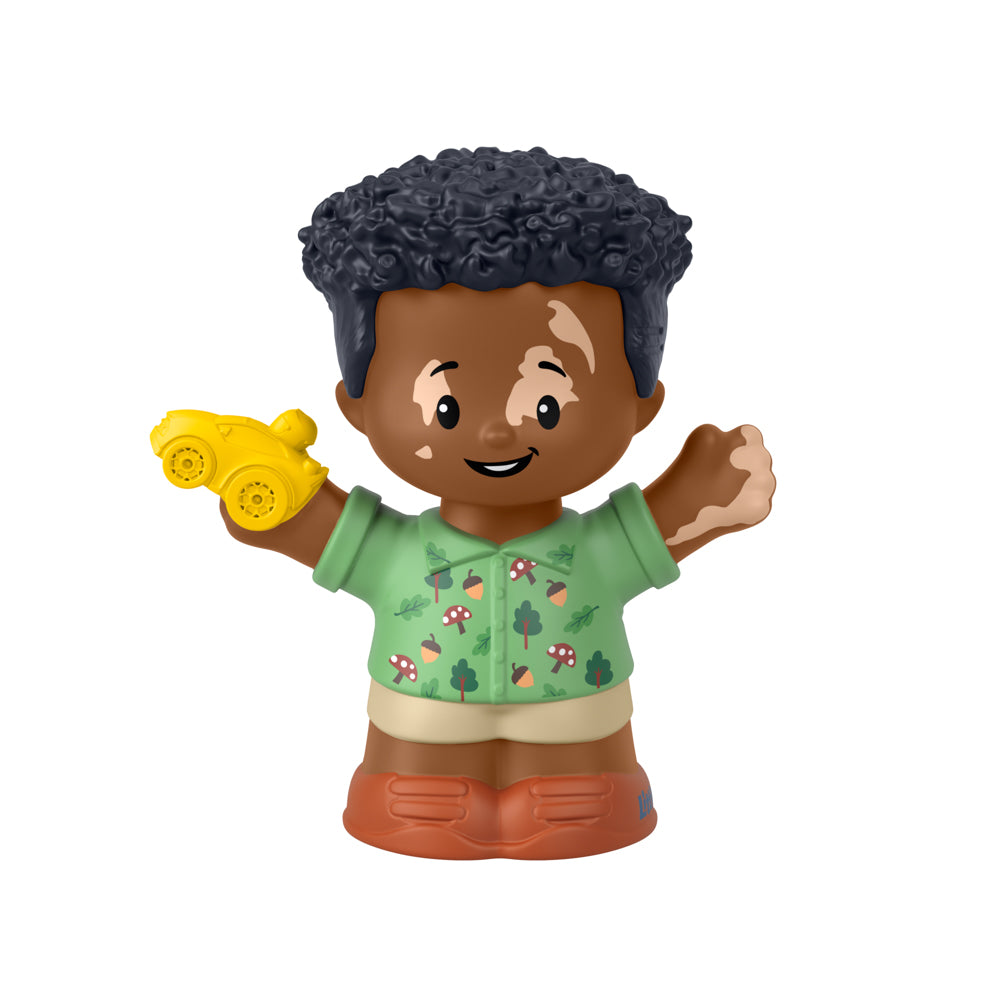 Fisher-Price Little People Boy with Car and vitiligo