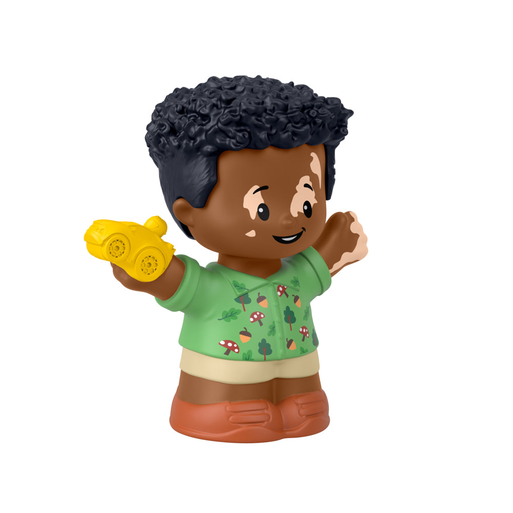 Fisher-Price Little People Boy with Car and vitiligo