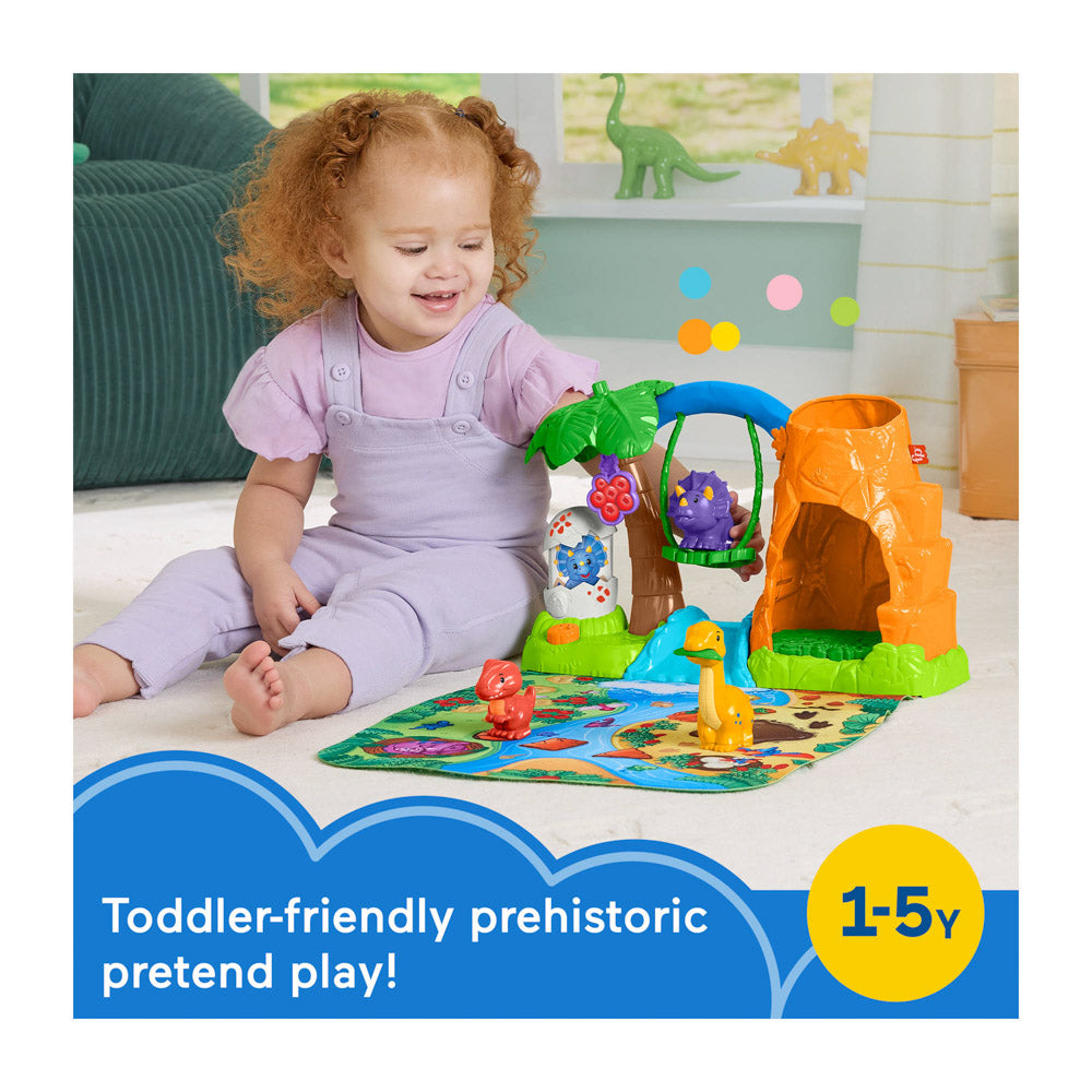 Fisher-Price Little People Dinosaur Village & Playmat - 3