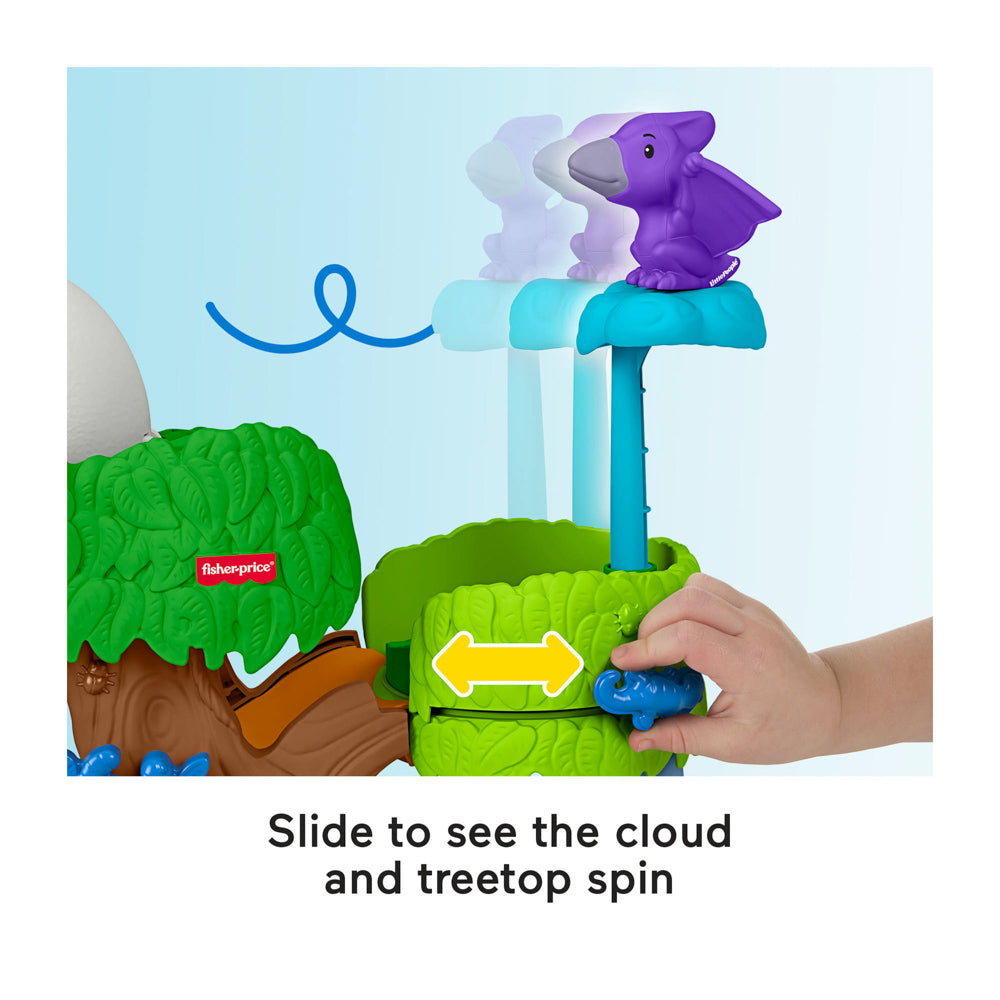 Fisher-Price Little People Hatch & Slide Dinosaur Playset toy