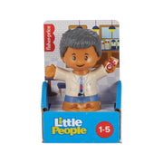 Fisher-Price Little People Grey-haired Man in Suit with Present, in packaging