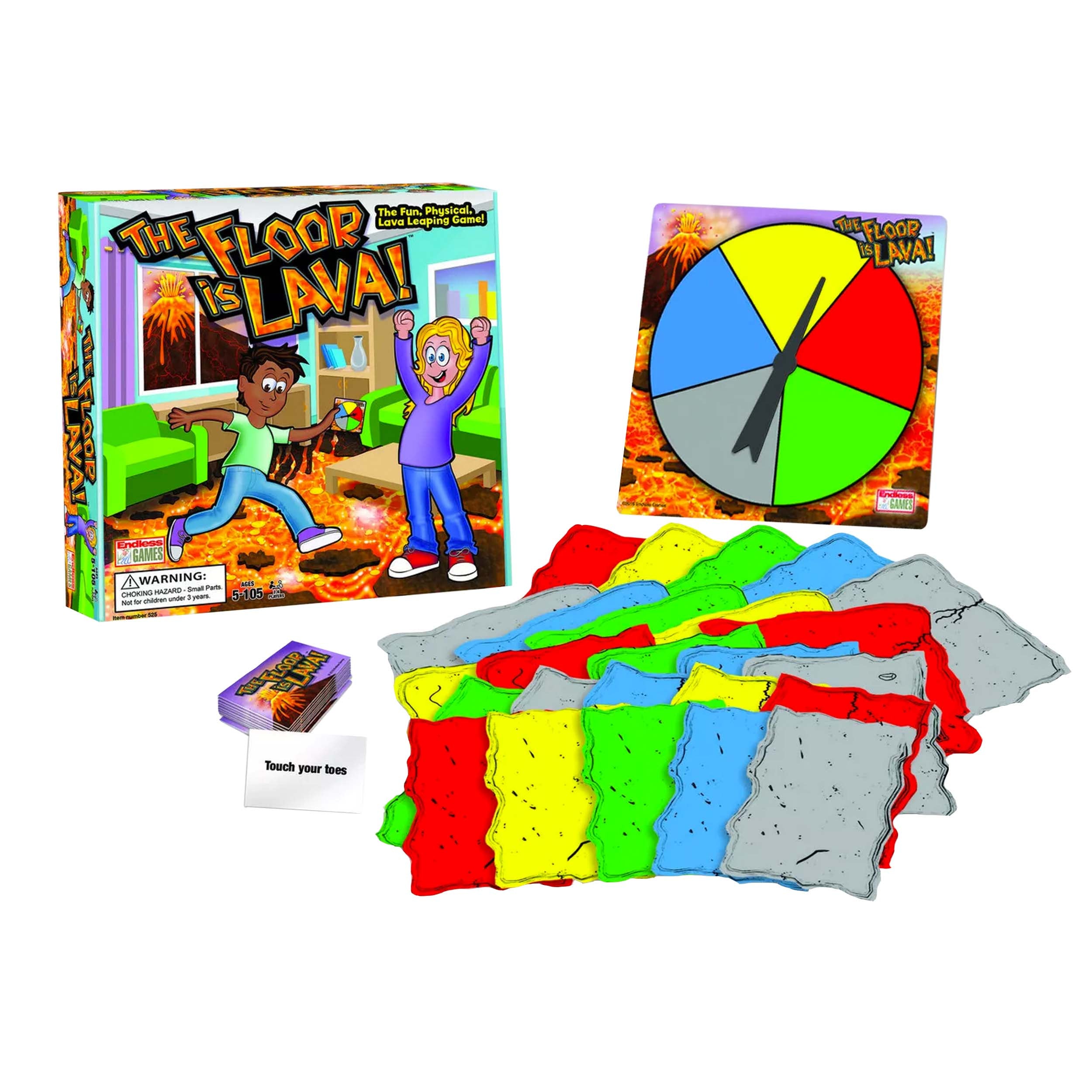 THE FLOOR IS LAVA GAME.