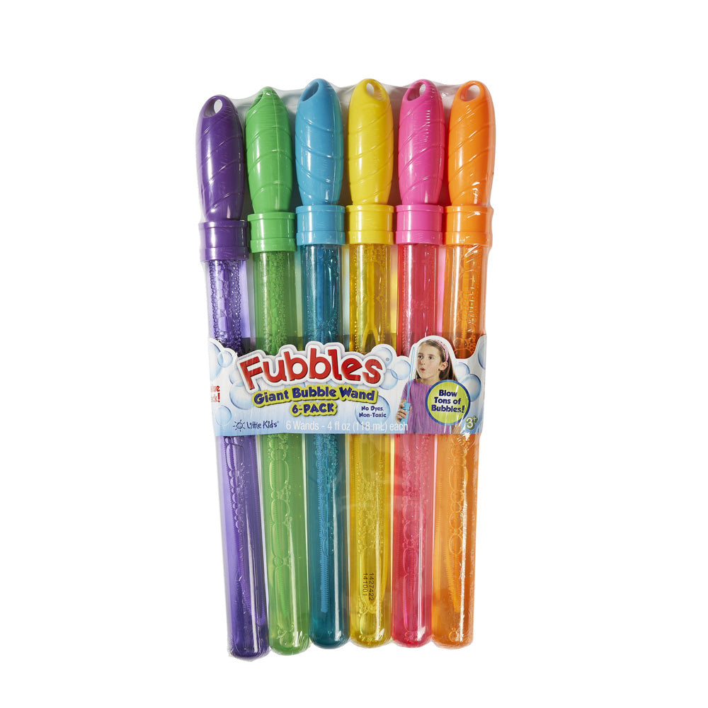 Fubbles Bubble Wand 6 Pack.