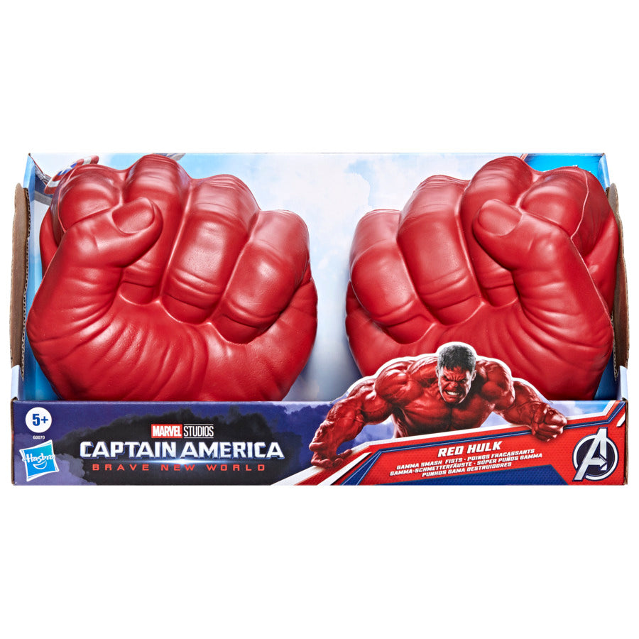 Marvel Avengers Captain America: Brave New World Red Hulk Gamma Smash Fists