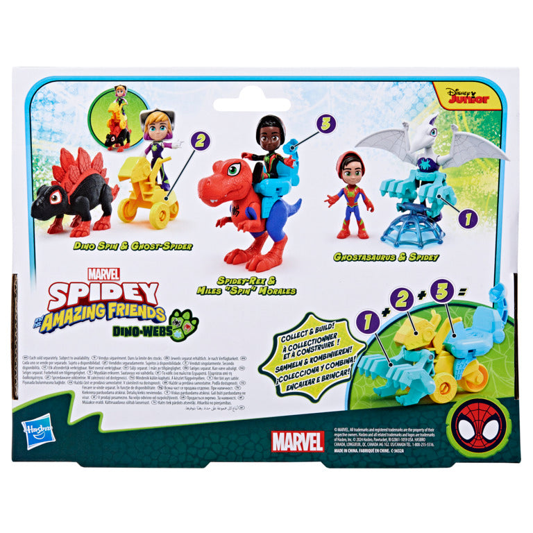 Marvel Spidey and His Amazing Friends 
Dino-Webs Spidey-Rex & Miles “Spin” Morales