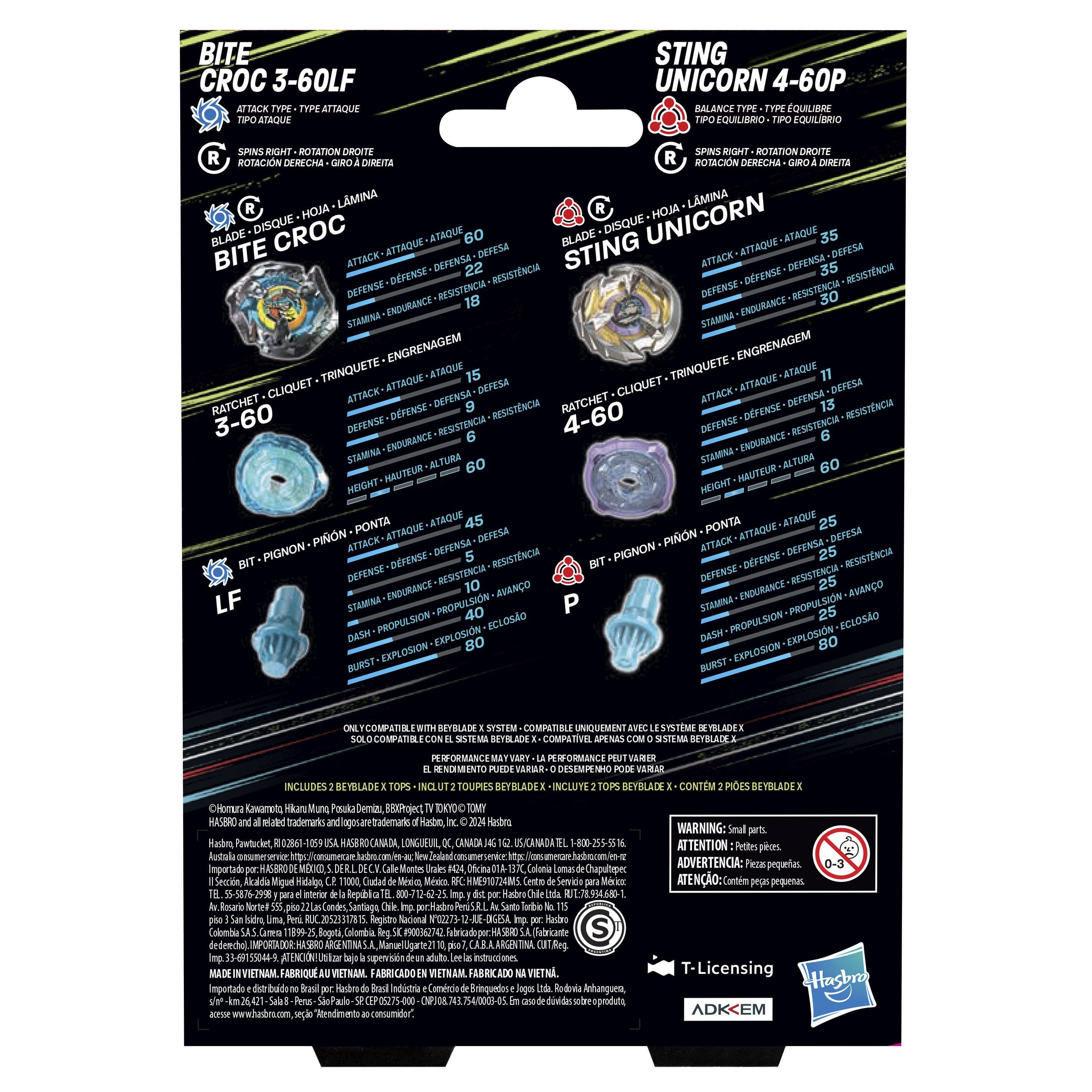 Beyblade X Yell Kong 3-60GB & Helm Knight 5-80T Top Dual Pack