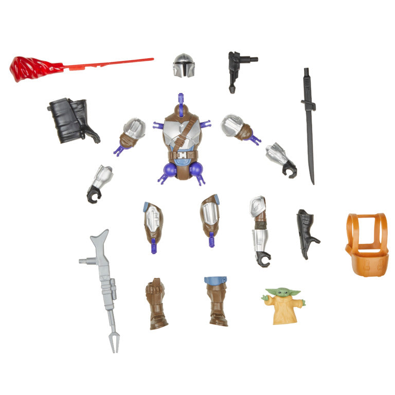 Star Wars Mixmashers Mando And Grogu Deluxe Figure