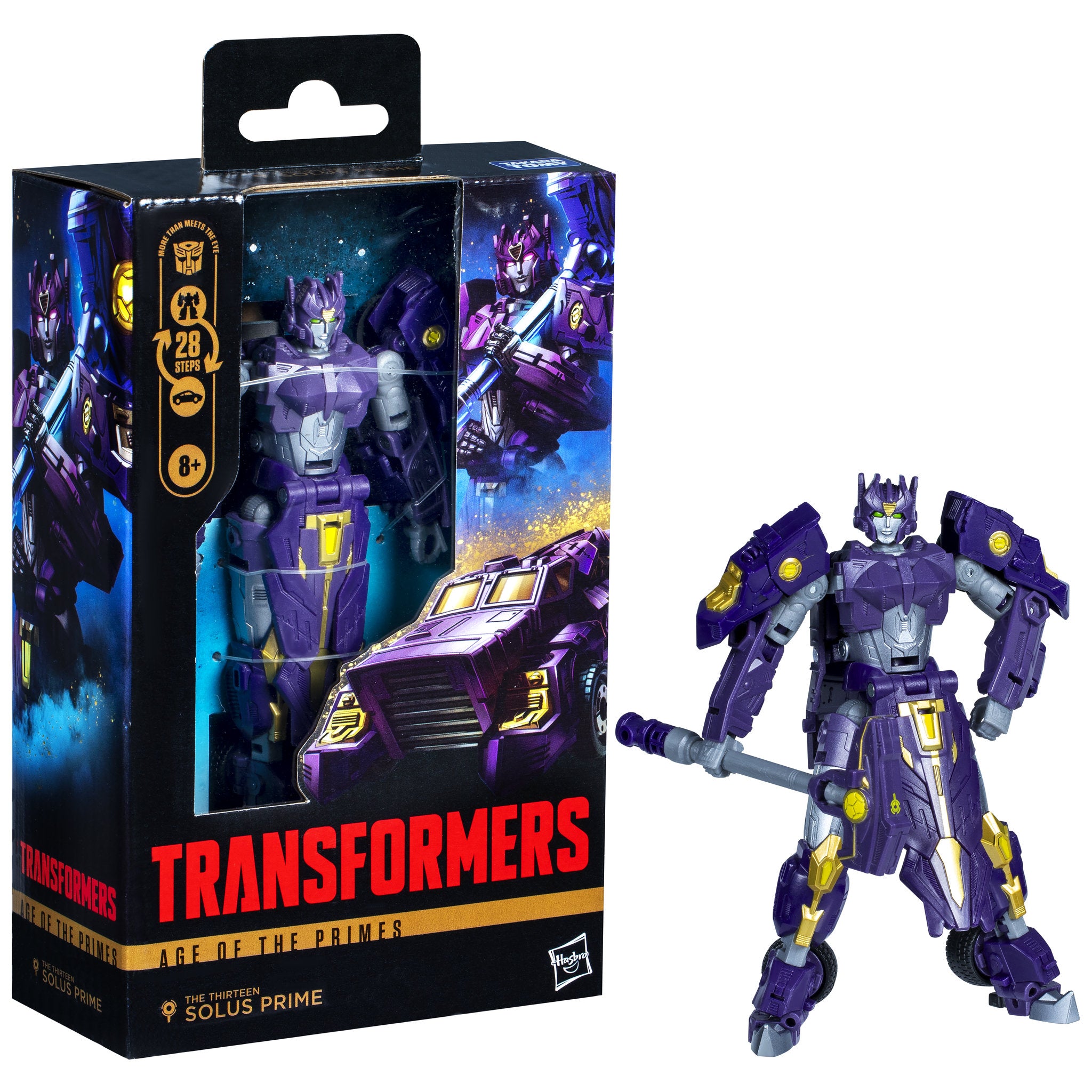 Transformers Age Of The Primes Deluxe Class The Thirteen Solus Prime Action Figure