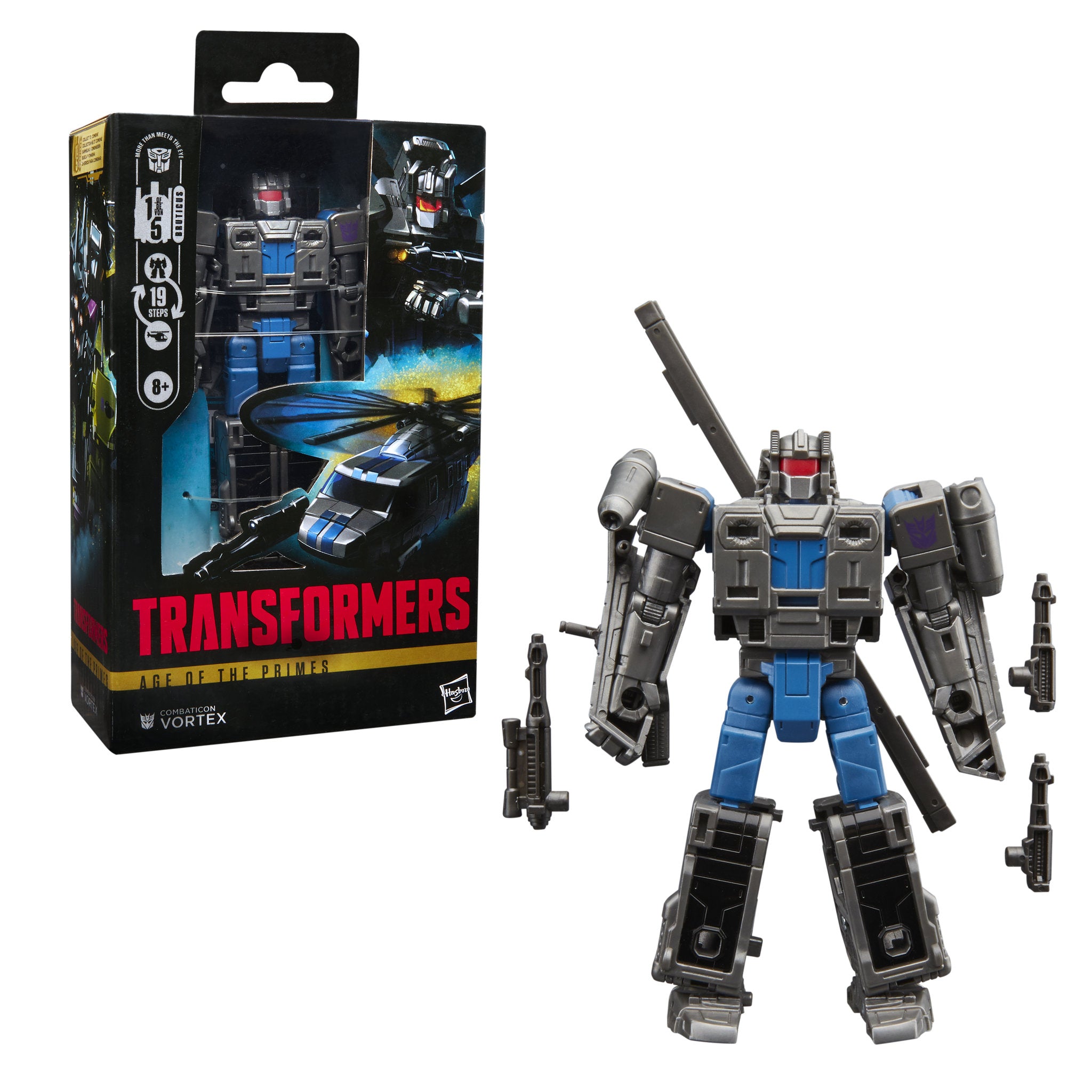 Transformers Age Of The Primes Deluxe Class Combaticon Vortex Action Figure