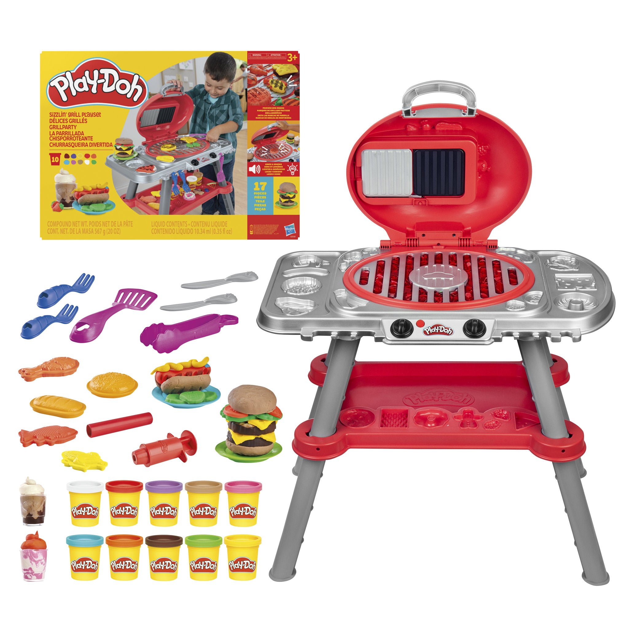Play-Doh Sizzlin Grill Playset