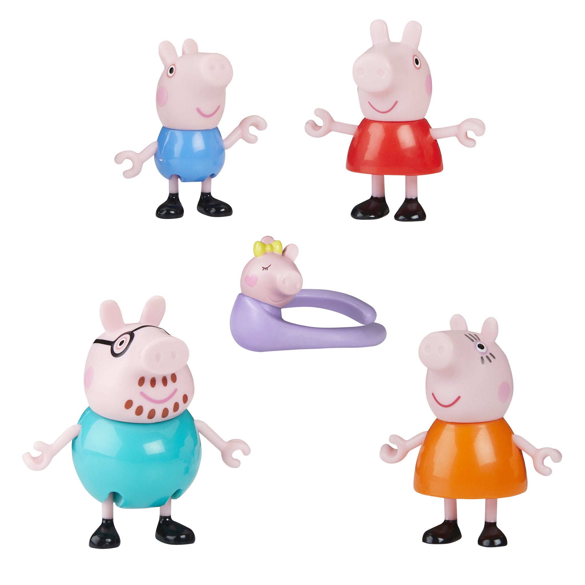 Peppa Pig - Gran colección con un juguete de Peppa Pig en la pantalla Peppa Pig - Gran colección con un juguete de Peppa Pig en la pantalla