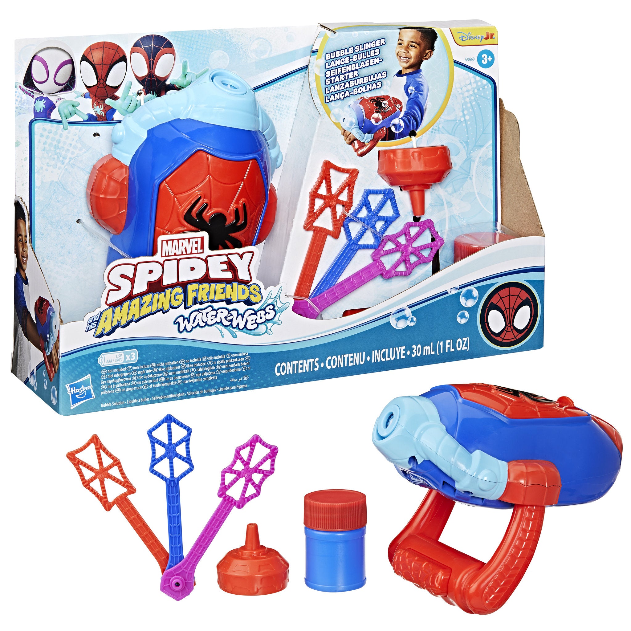 Marvel Spidey and His Amazing Friends Spidey Bubble Slinger